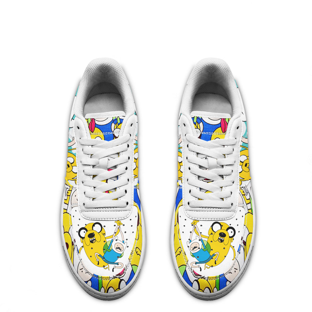 Adventure Time Finn and Jake Rogers Air Sneakers- Cuztomshoes