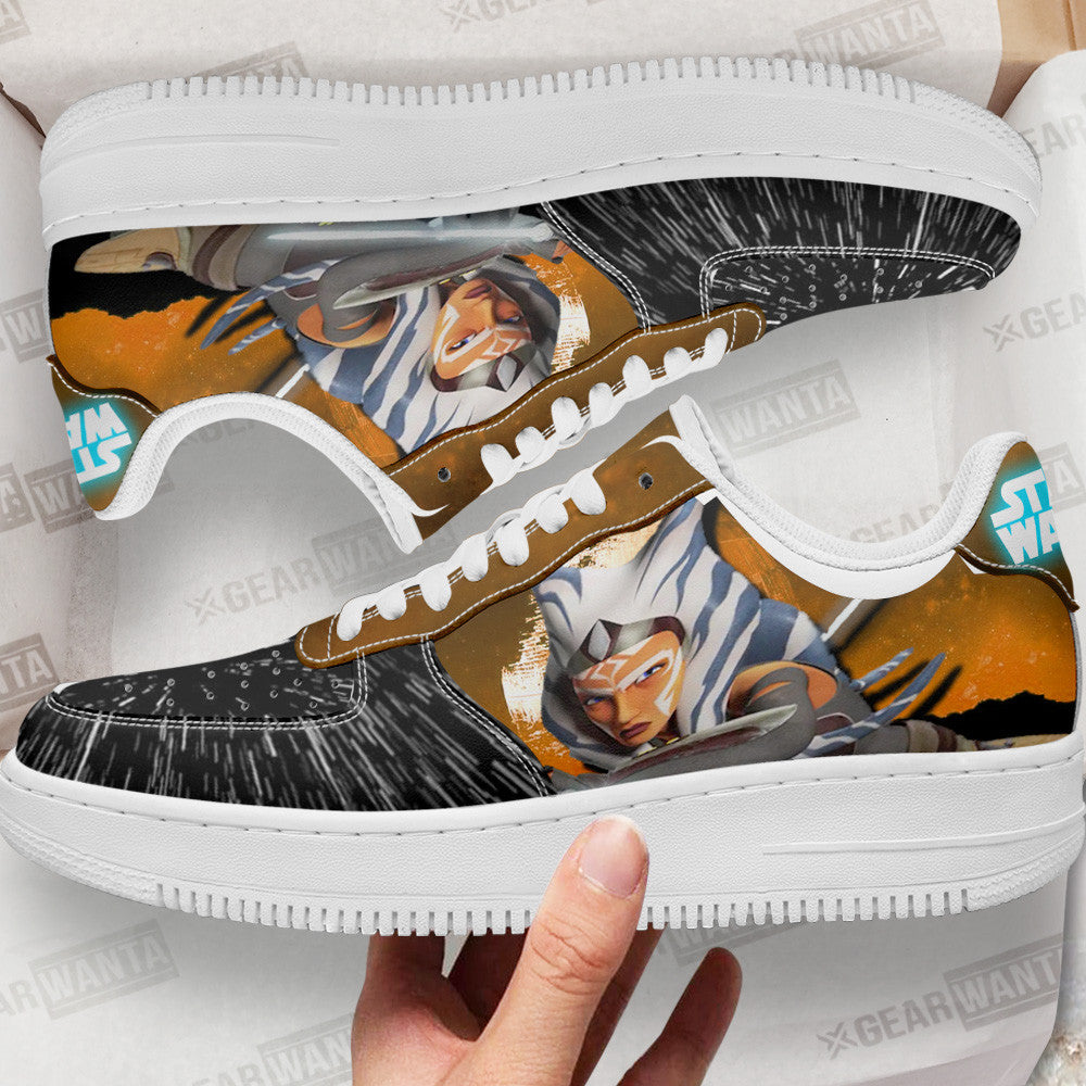 Ahsoka Tano Air Sneakers Custom Star Wars Shoes- Cuztomshoes