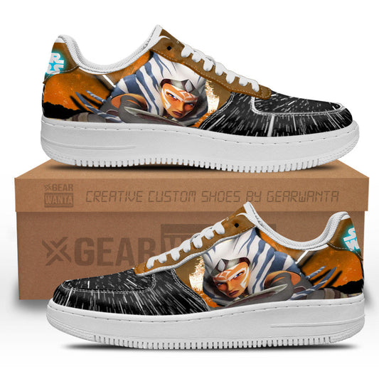 Ahsoka Tano Air Sneakers Custom Star Wars Shoes- Cuztomshoes