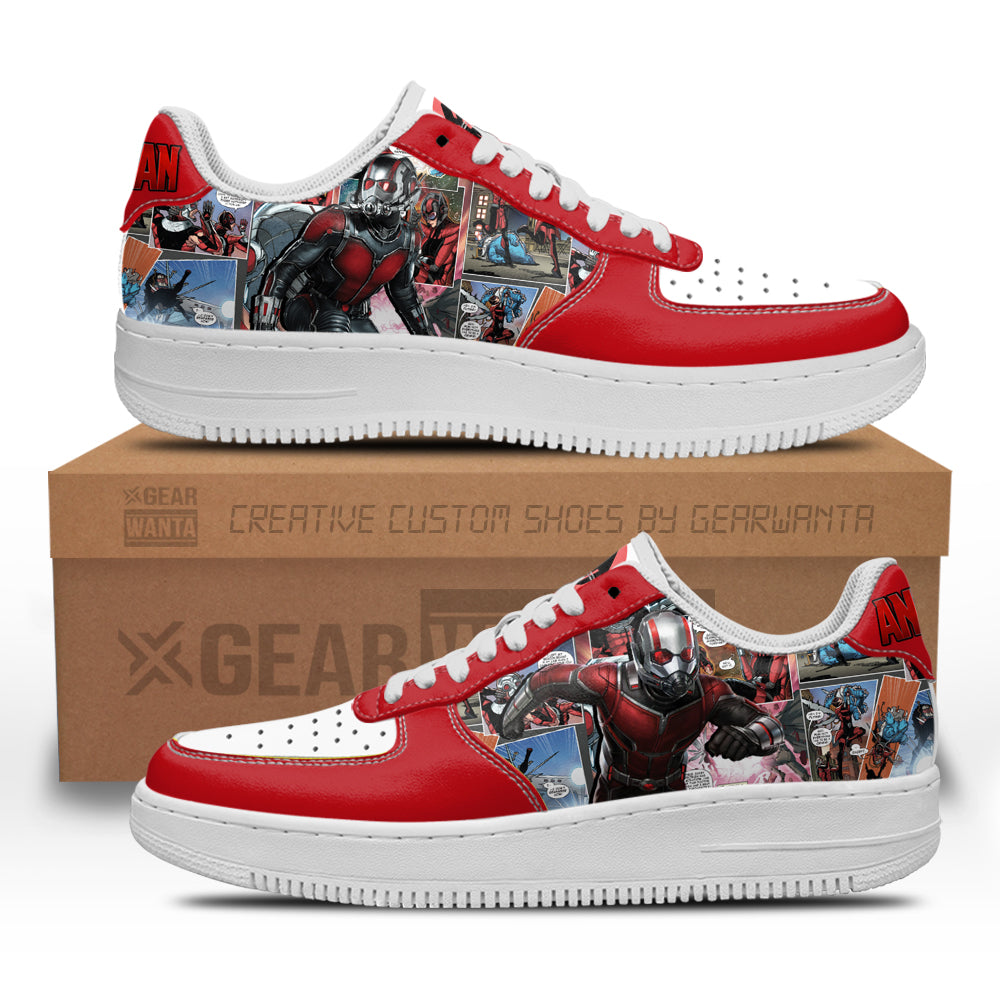 Ant-Man Air Sneakers Custom Superhero Comic Shoes- Cuztomshoes