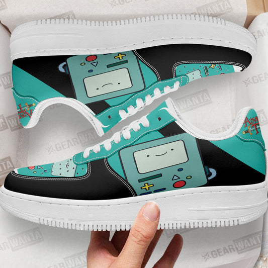 BMO Air Sneakers Custom Adventure Time Shoes- Cuztomshoes