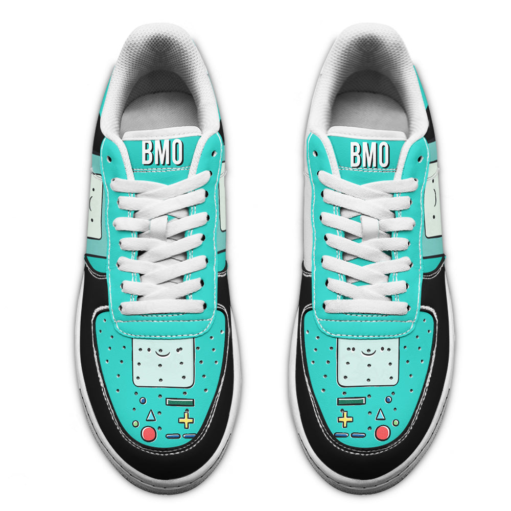 BMO Air Sneakers Custom Adventure Time Shoes- Cuztomshoes