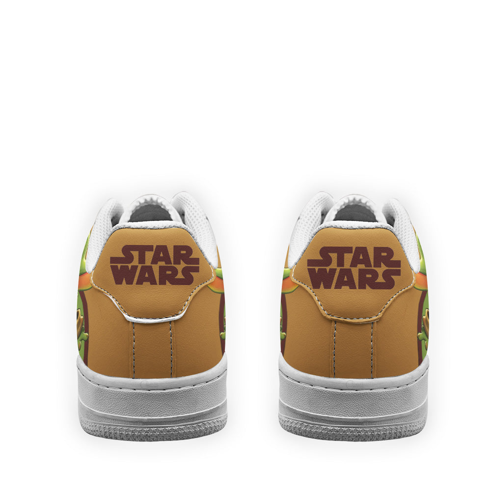 Baby Yoda Star Wars Custom Air Sneakers LT11- Cuztomshoes