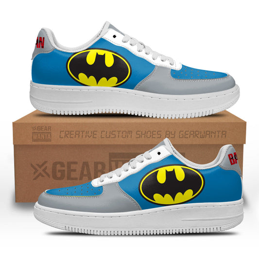 Batman Super Hero Custom Air Sneakers QD22- Cuztomshoes