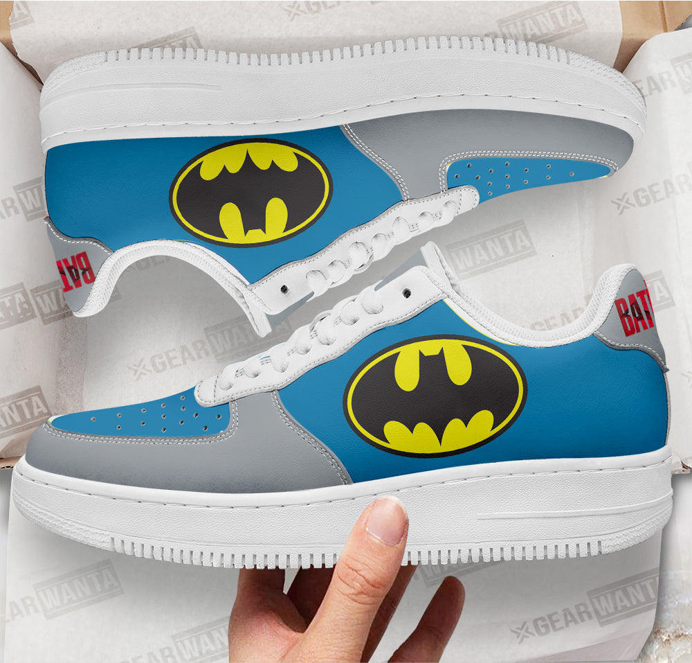 Batman Super Hero Custom Air Sneakers QD22- Cuztomshoes