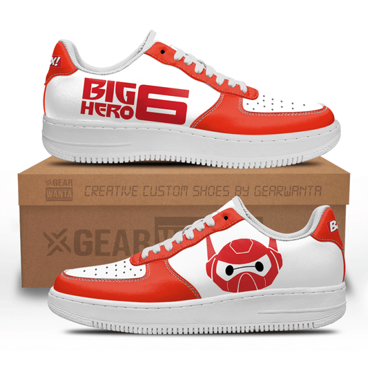 Baymax Super Hero Custom Air Sneakers QD22- Cuztomshoes