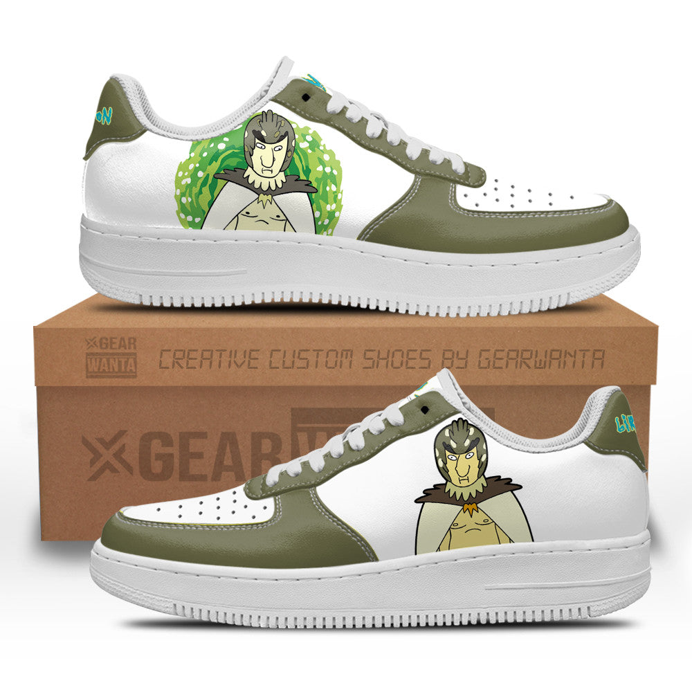 Birdperson Rick and Morty Custom Air Sneakers QD13- Cuztomshoes