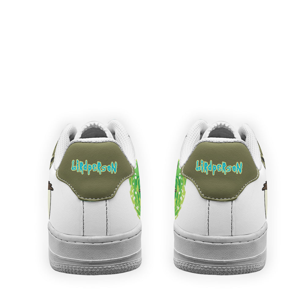 Birdperson Rick and Morty Custom Air Sneakers QD13- Cuztomshoes