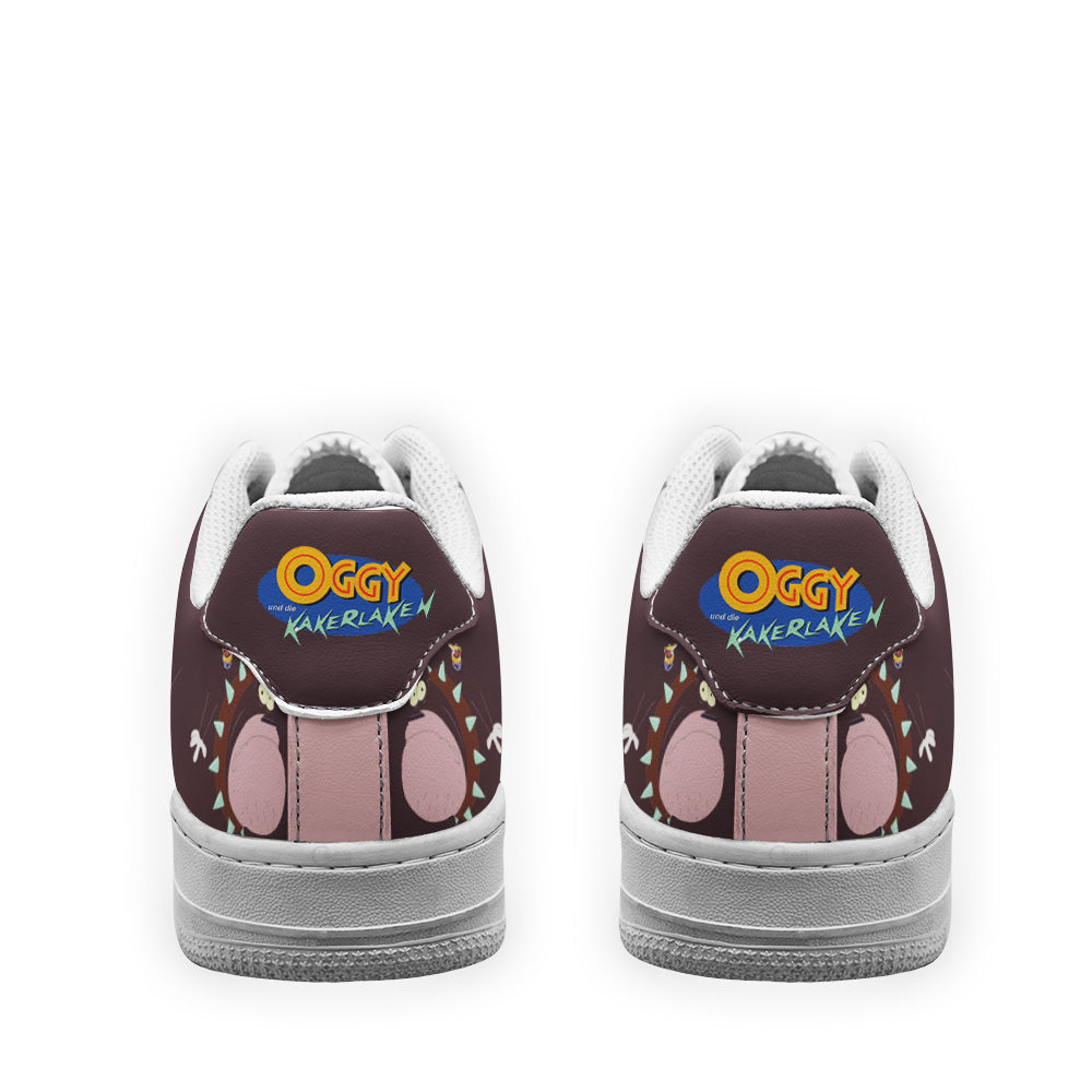 Bob Air Sneakers Custom Oggy and the Cockroaches Cartoon Shoes- Cuztomshoes