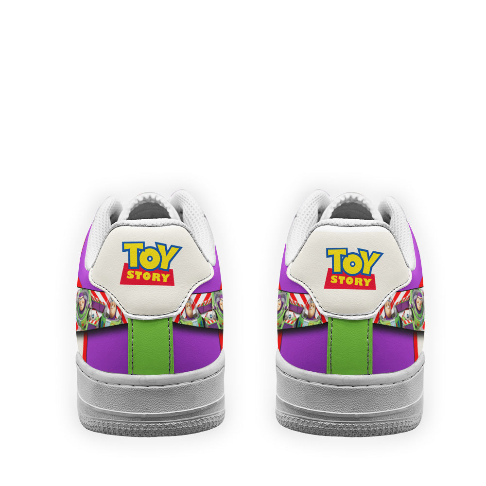 Buzz Lightyear Toy Story Air Sneakers Custom Cartoon Shoes- Cuztomshoes