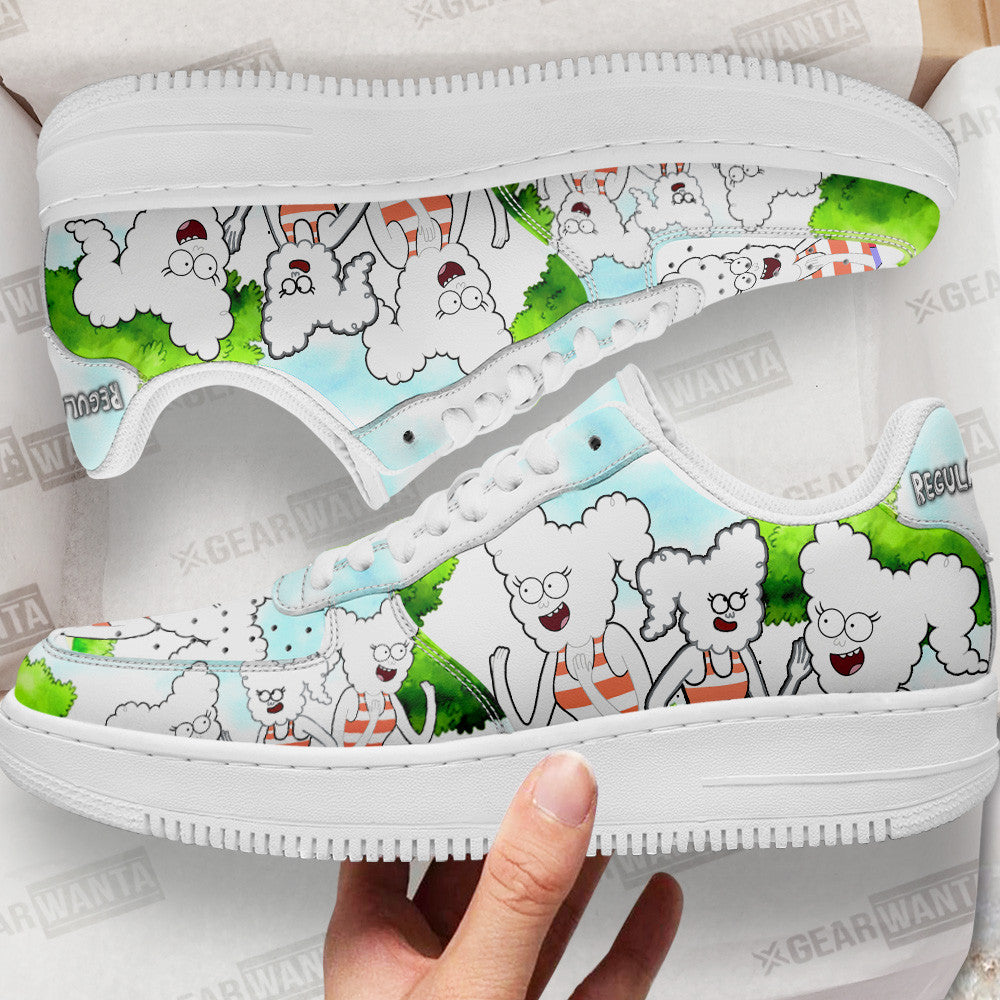 CJ Cloud-humanoid Air Sneakers Custom Regular Show Shoes- Cuztomshoes