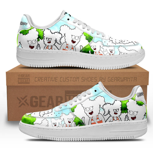 CJ Cloud-humanoid Air Sneakers Custom Regular Show Shoes- Cuztomshoes