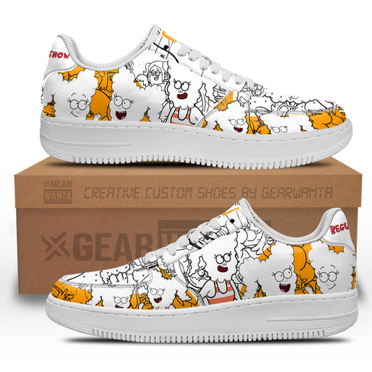 CJ Regular Show Air Sneakers Custom Cartoon Shoes- Cuztomshoes