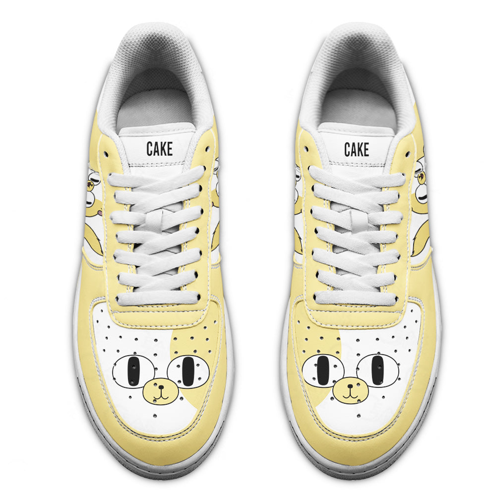 Cake the Cat Air Sneakers Custom Adventure Time Shoes- Cuztomshoes