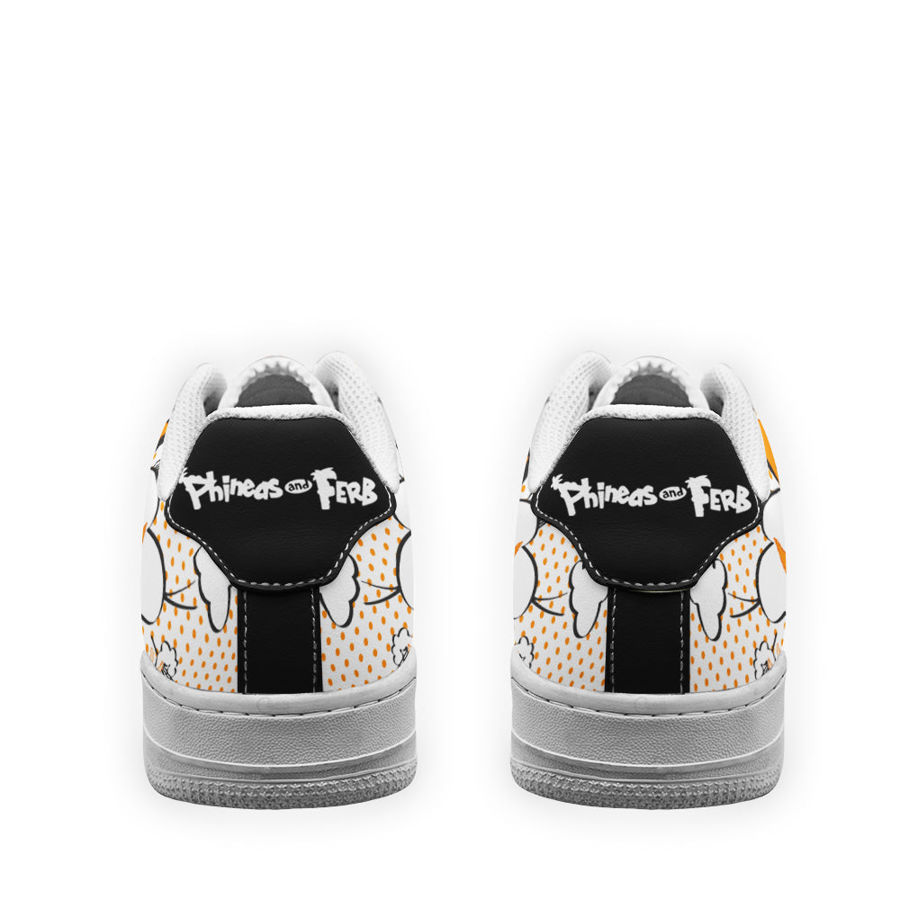 Candace Flynn Air Sneakers Custom Phineas and Ferb Shoes- Cuztomshoes