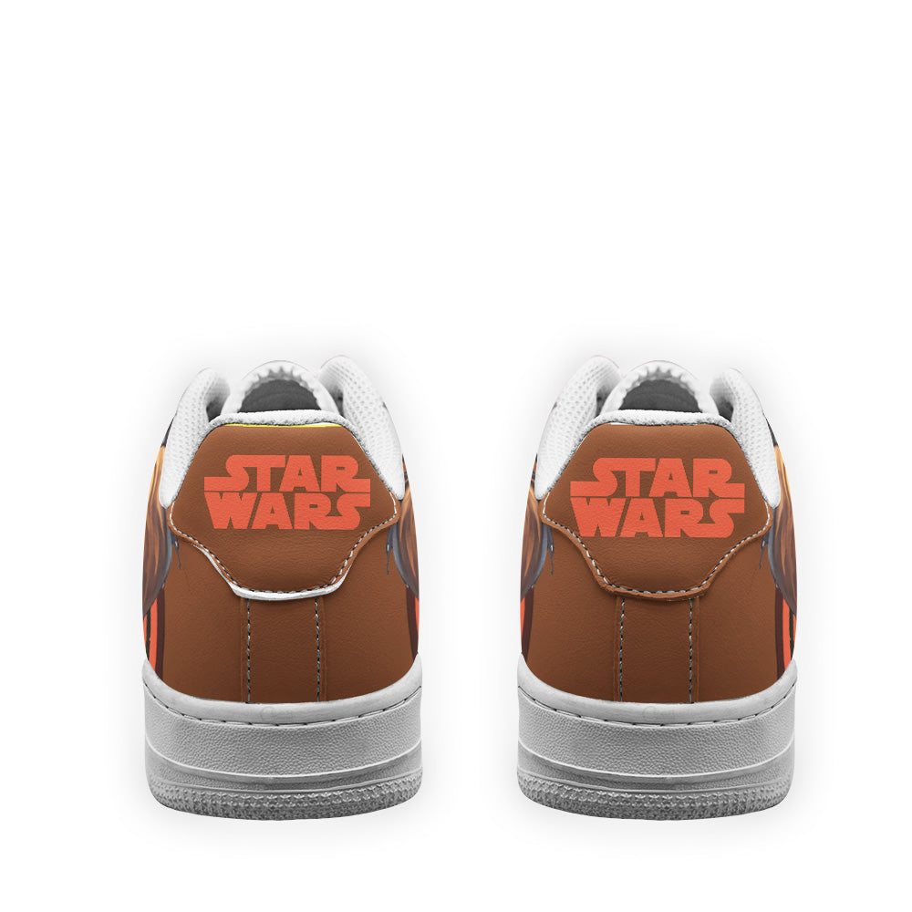 Chewbacca Star Wars Custom Air Sneakers LT11- Cuztomshoes