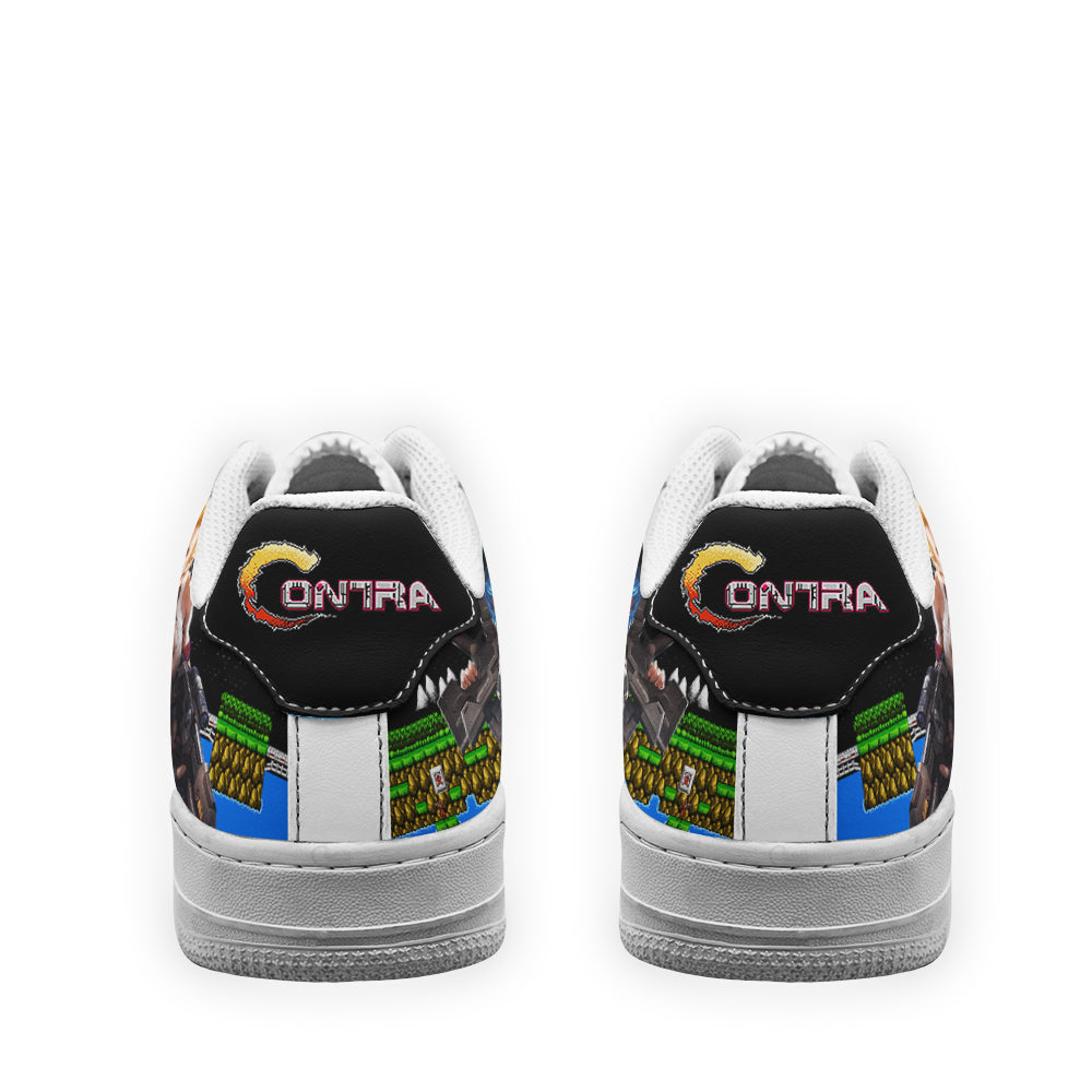 Contra Air Sneakers Custom Video Game Shoes- Cuztomshoes