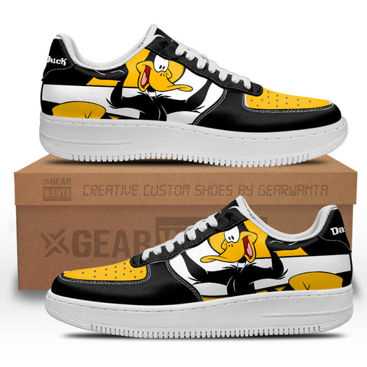 Daffy Duck Custom Cartoon Air Sneakers LT13- Cuztomshoes