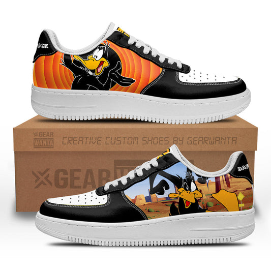 Daffy Duck Looney Tunes Custom Air Sneakers QD14- Cuztomshoes