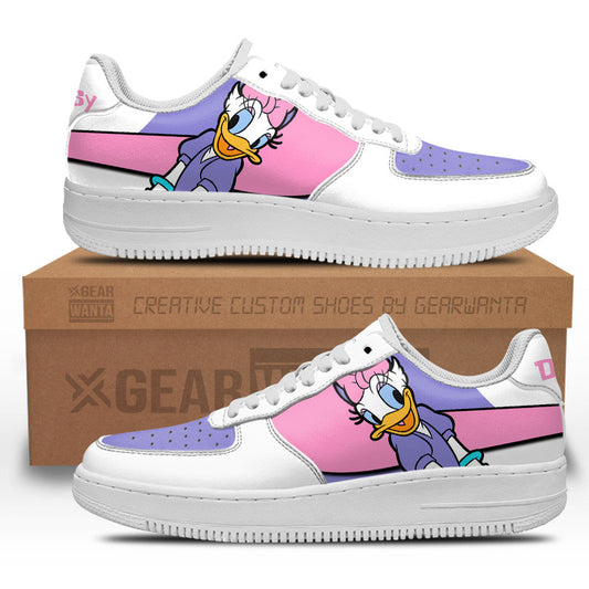 Daisy Custom Cartoon Air Sneakers LT13- Cuztomshoes