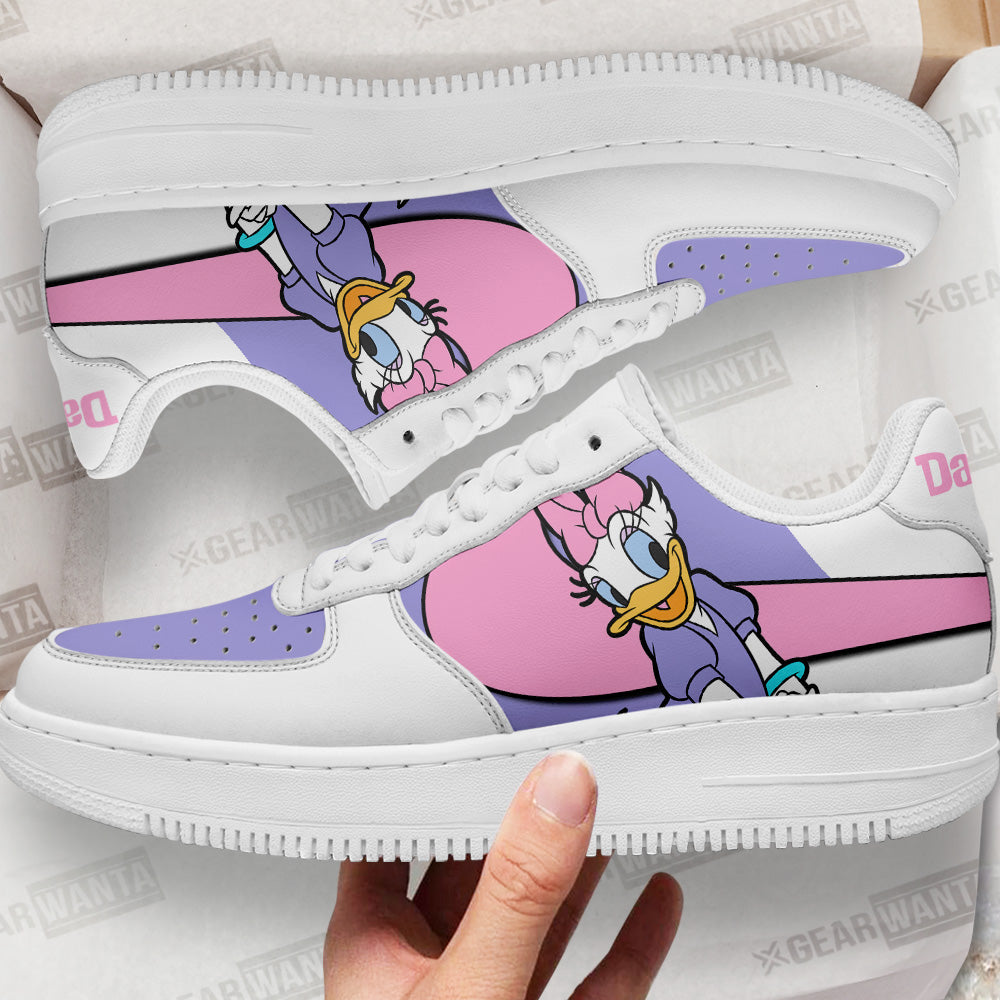 Daisy Custom Cartoon Air Sneakers LT13- Cuztomshoes