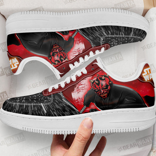 Darth Maul Air Sneakers Custom Star Wars Shoes- Cuztomshoes