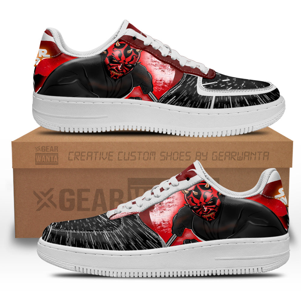 Darth Maul Air Sneakers Custom Star Wars Shoes- Cuztomshoes