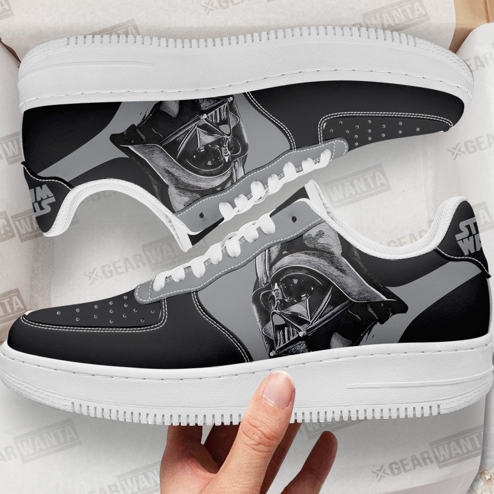 Darth Vader Costume Air Sneakers Custom Star Wars Shoes- Cuztomshoes