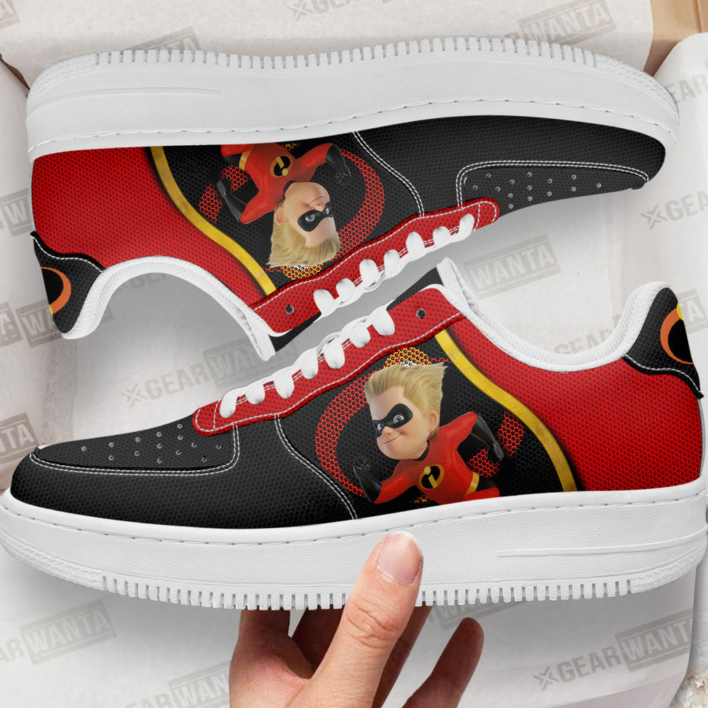 Dash Parr Air Sneakers Custom Incredible Family Cartoon Shoes- Cuztomshoes