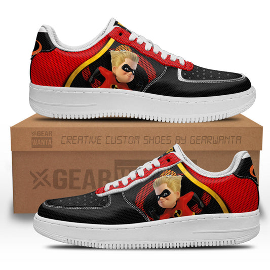 Dash Parr Air Sneakers Custom Incredible Family Cartoon Shoes- Cuztomshoes