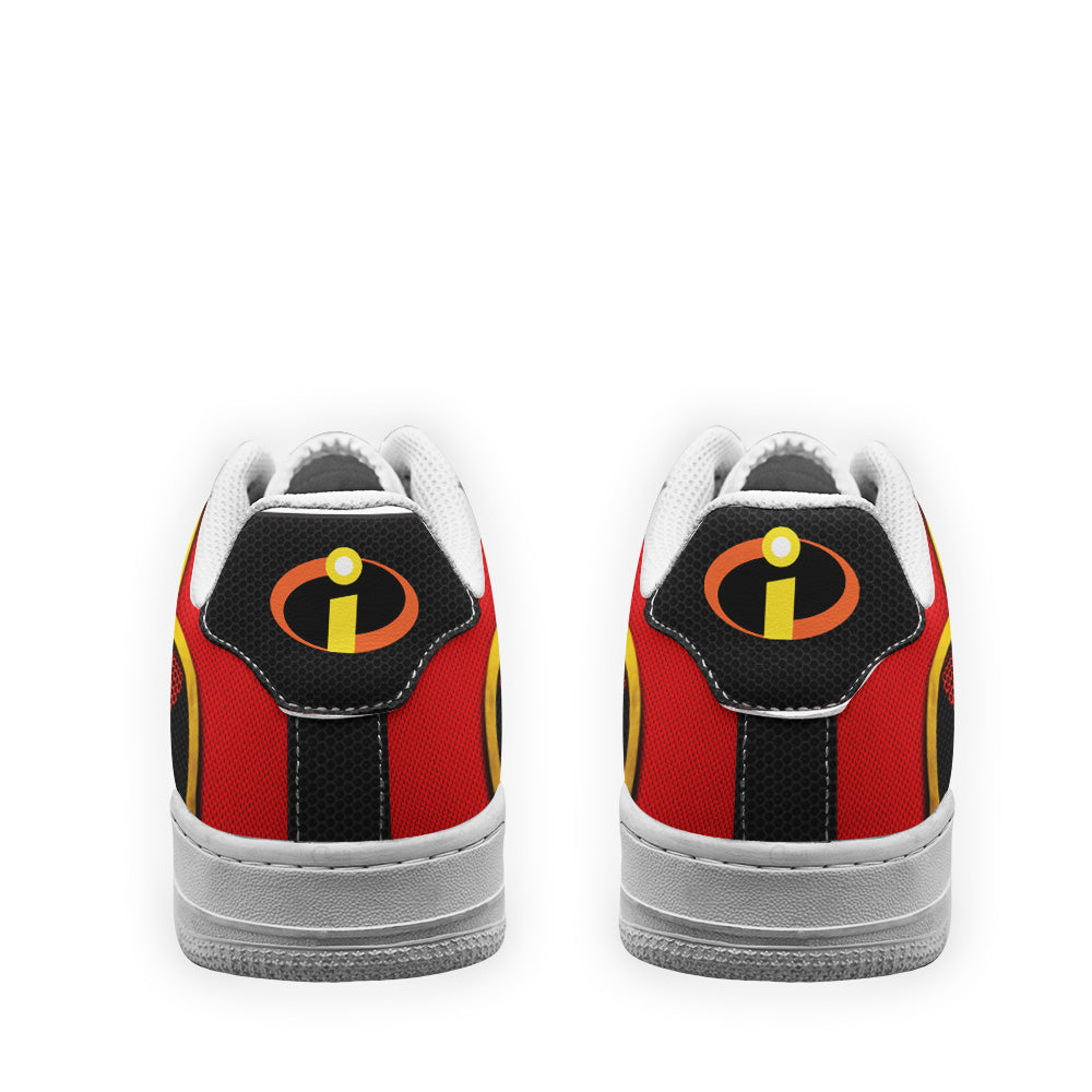 Dash Parr Air Sneakers Custom Incredible Family Cartoon Shoes- Cuztomshoes