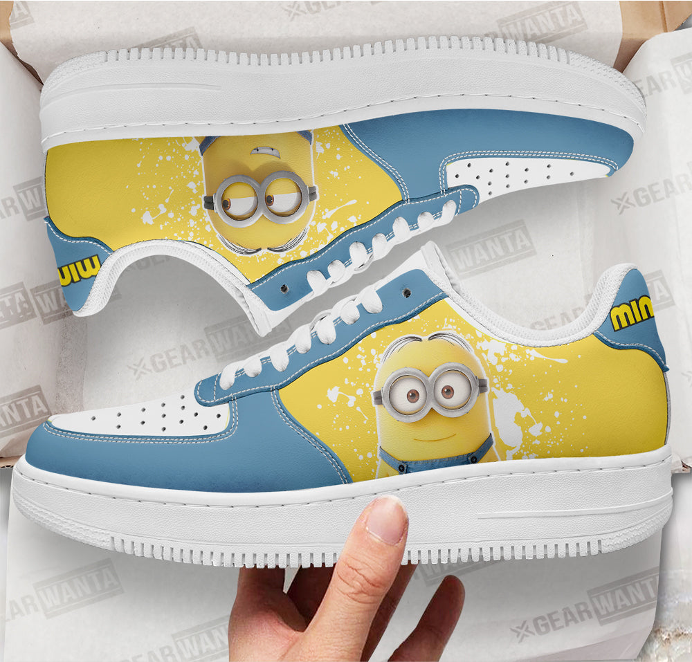 Dave Despicable Me Custom Air Sneakers QD06- Cuztomshoes