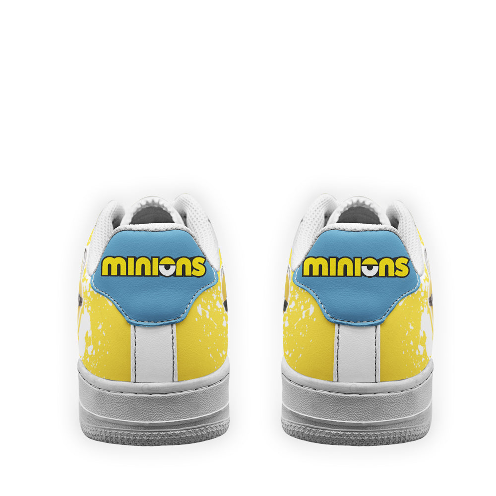 Dave Despicable Me Custom Air Sneakers QD06- Cuztomshoes