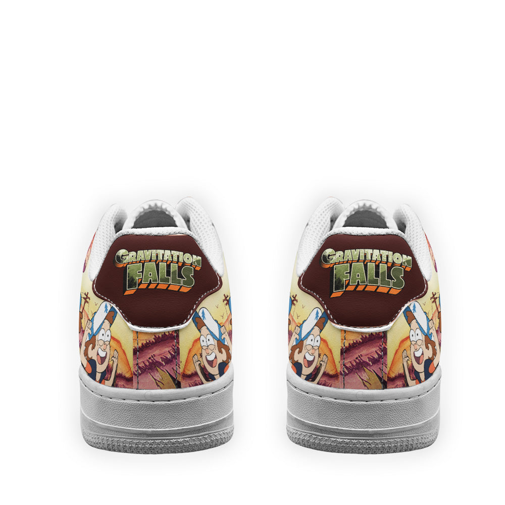 Dipper Pines Gravity Falls Air Sneakers Custom Cartoon Shoes- Cuztomshoes