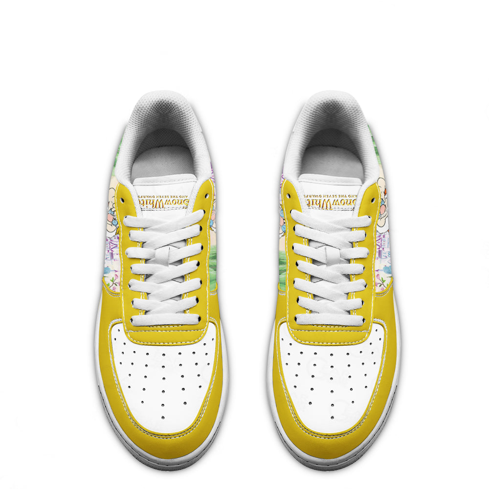 Doc Snow White and 7 Dwarfs Custom Air Sneakers QD12- Cuztomshoes