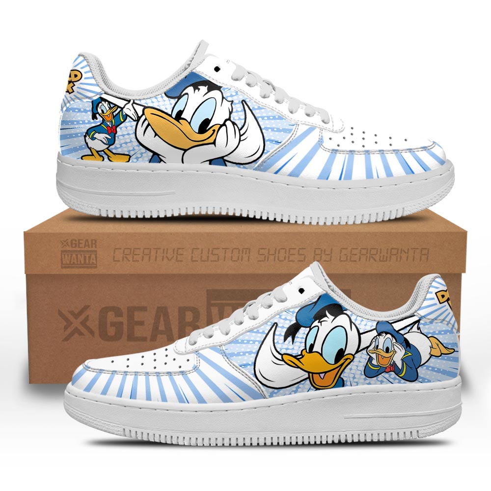 Donald Air Sneakers Custom Shoes- Cuztomshoes