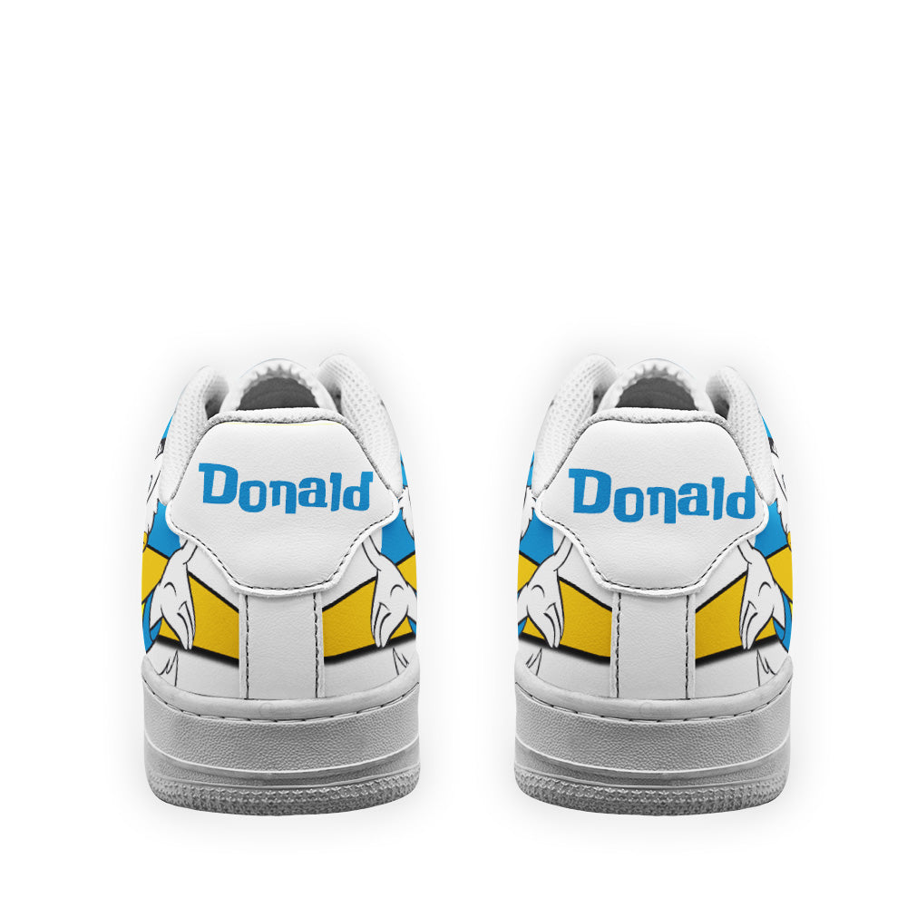 Donald Custom Cartoon Air Sneakers LT13- Cuztomshoes