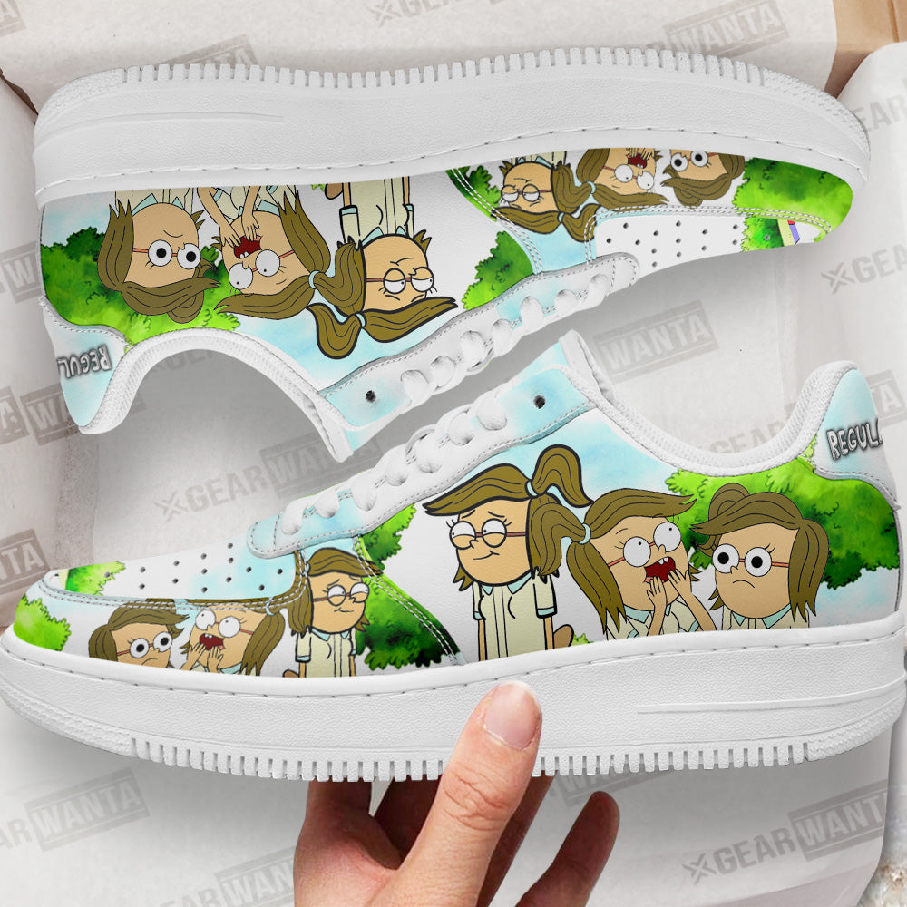 Eileen Roberts Air Sneakers Custom Regular Show Shoes- Cuztomshoes