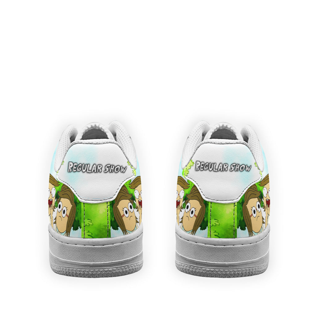 Eileen Roberts Air Sneakers Custom Regular Show Shoes- Cuztomshoes