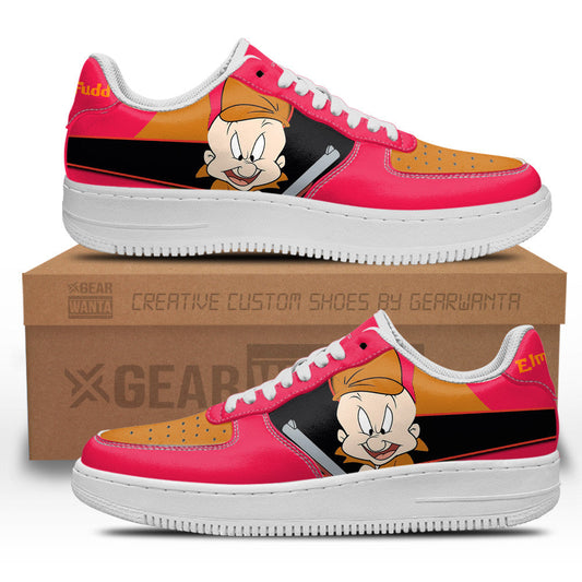 Elmer Fudd Custom Cartoon Air Sneakers LT13- Cuztomshoes