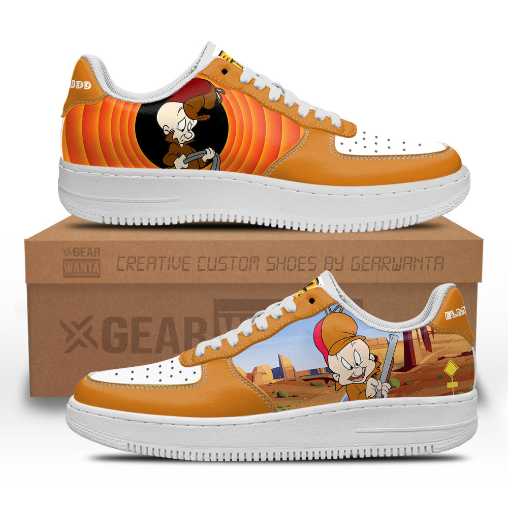 Elmer Fudd Looney Tunes Custom Air Sneakers QD14- Cuztomshoes