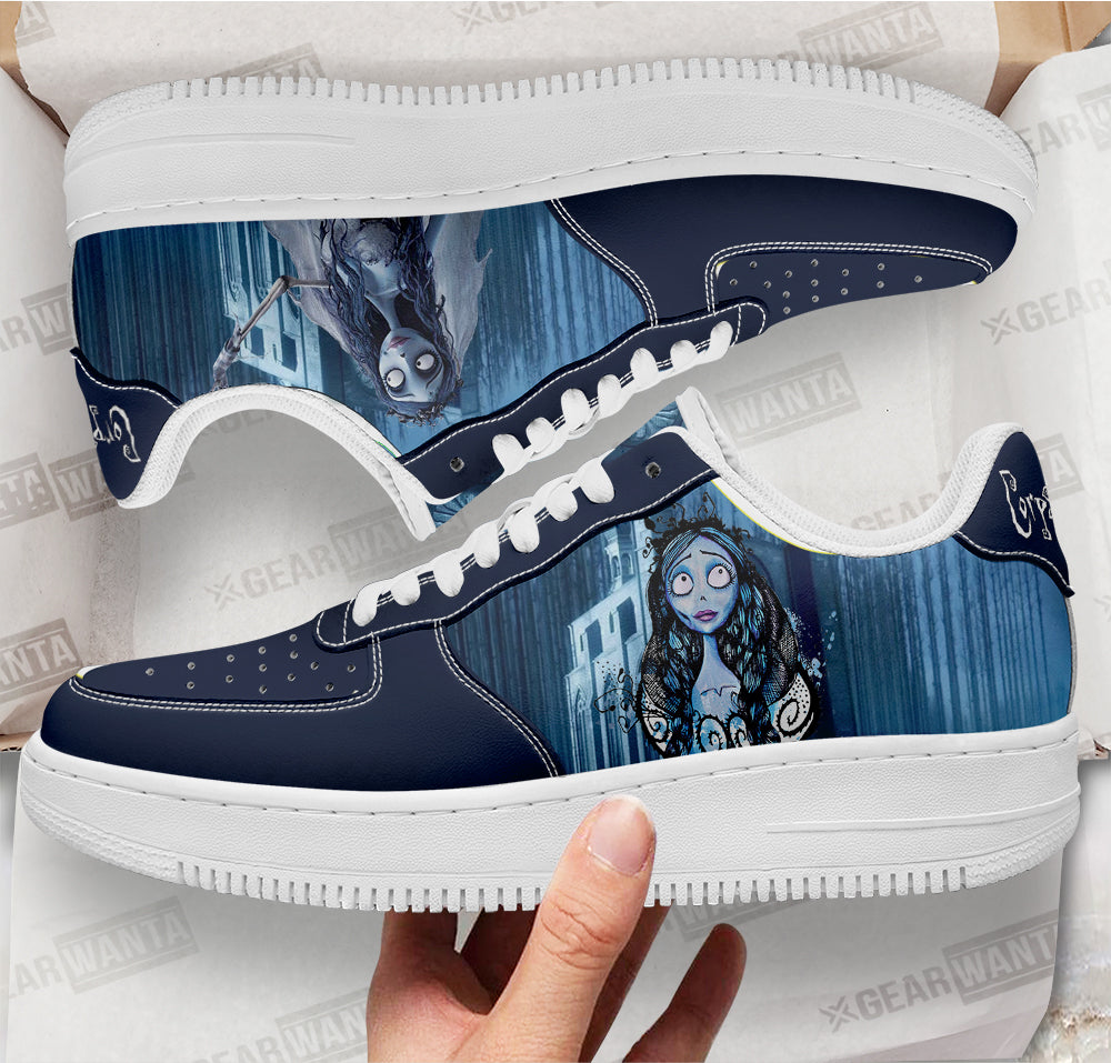 Emily The Corpse Bride Custom Air Sneakers QD24- Cuztomshoes
