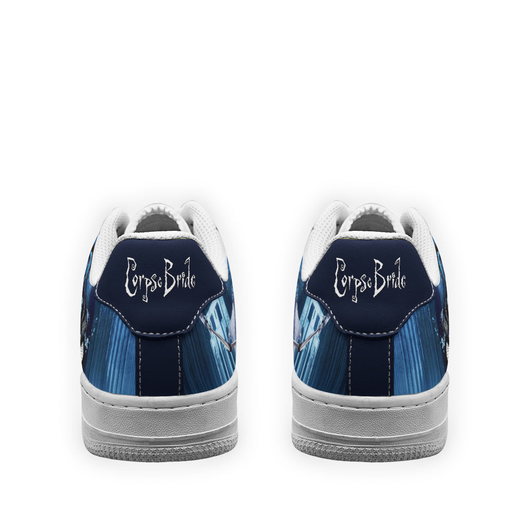 Emily The Corpse Bride Custom Air Sneakers QD24- Cuztomshoes