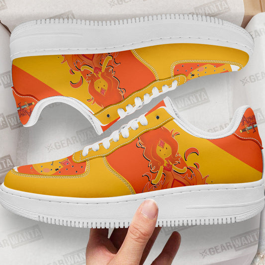 Flame Princess Phoebe Air Sneakers Custom Adventure Time Shoes- Cuztomshoes