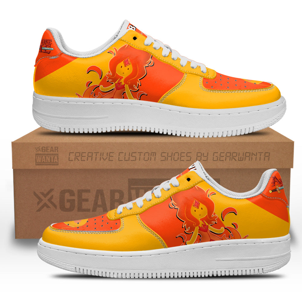 Flame Princess Phoebe Air Sneakers Custom Adventure Time Shoes- Cuztomshoes