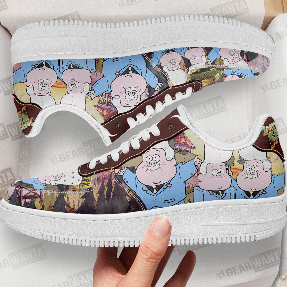 Gideon Gleeful Gravity Falls Air Sneakers Custom Cartoon Shoes- Cuztomshoes