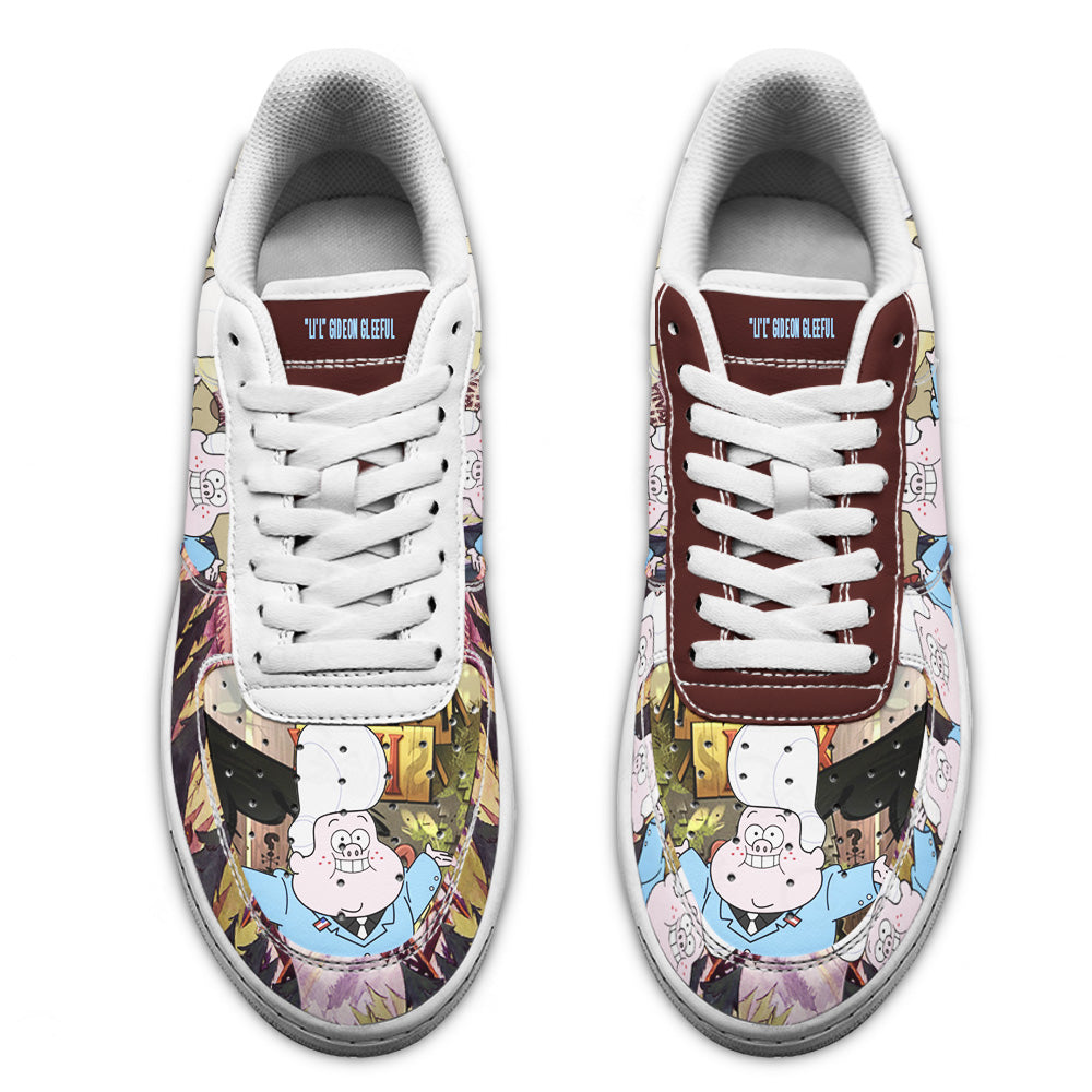 Gideon Gleeful Gravity Falls Air Sneakers Custom Cartoon Shoes- Cuztomshoes