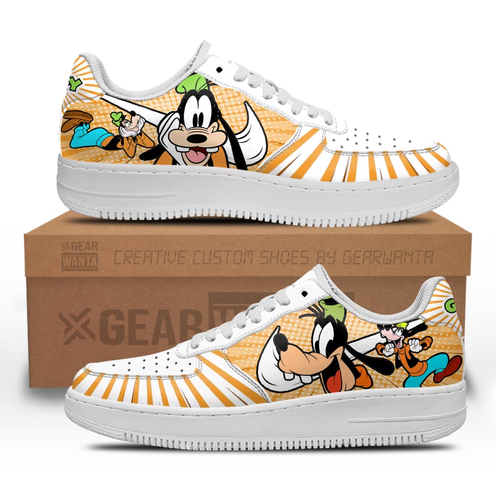 Goofy Air Sneakers Custom Shoes- Cuztomshoes