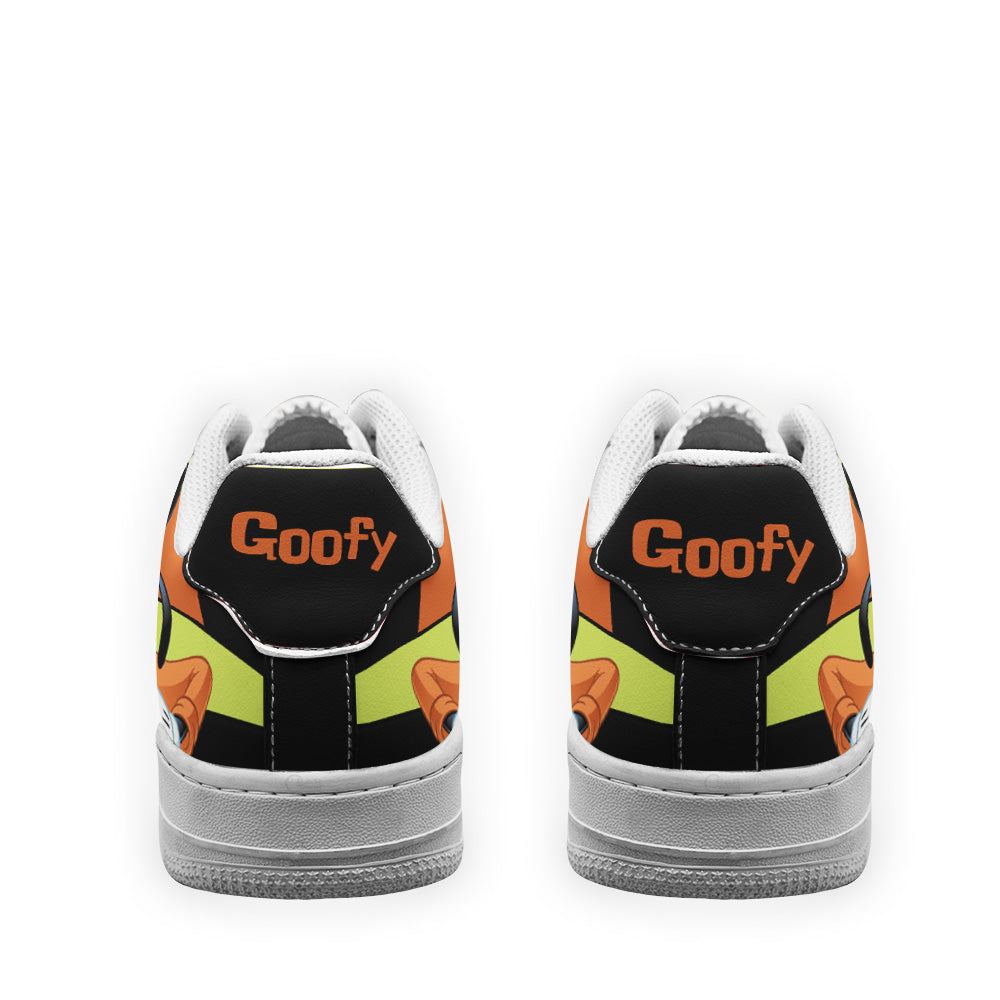 Goofy Custom Cartoon Air Sneakers LT13- Cuztomshoes