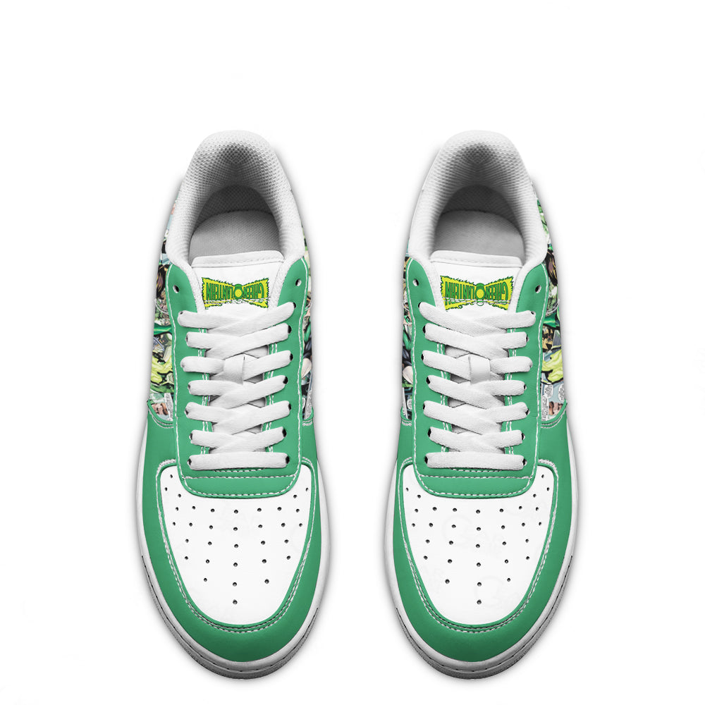 Green Latern Air Sneakers Custom Superhero Comic Shoes- Cuztomshoes